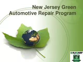 New Jersey Green Automotive Repair Program