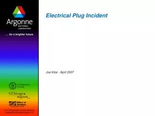 Electrical Plug Incident