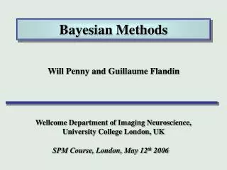 Bayesian Methods