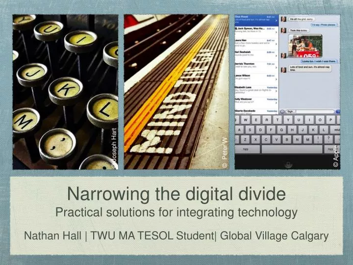 narrowing the digital divide practical solutions for integrating technology