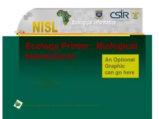 Ecology Primer: Biological Interactions