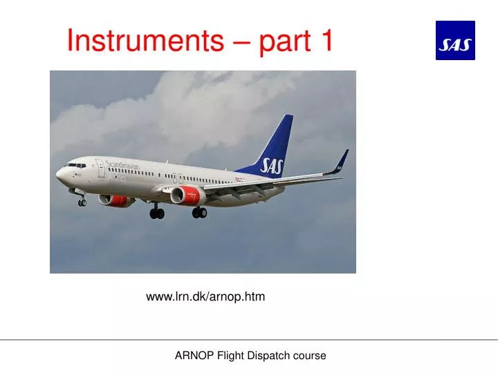 instruments part 1