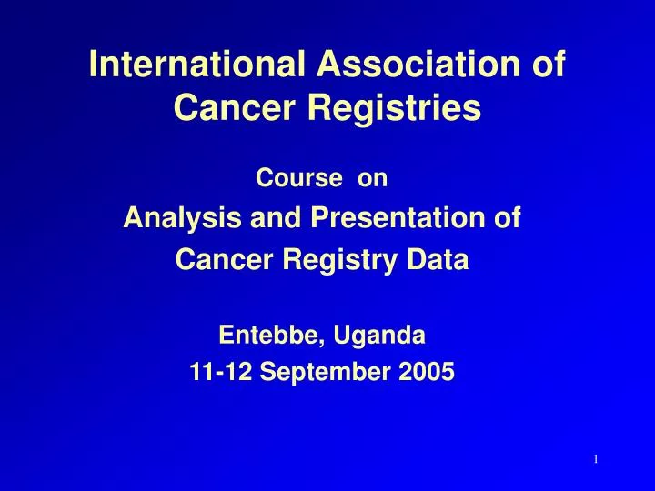 international association of cancer registries