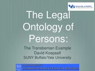The Legal Ontology of Persons: