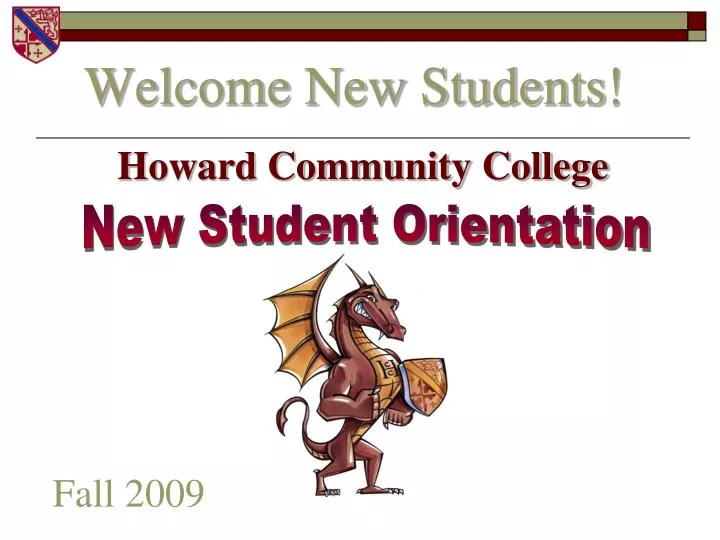 welcome new students