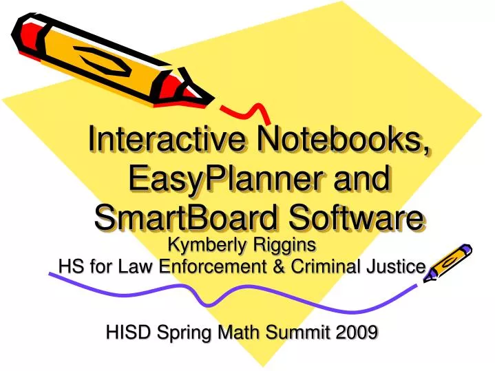 interactive notebooks easyplanner and smartboard software