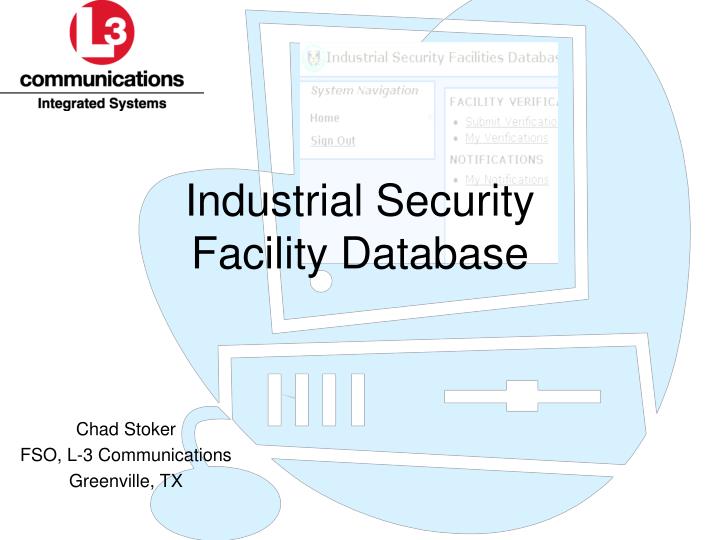 industrial security facility database