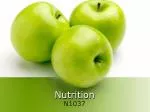 Nutrition