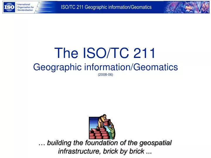 the iso tc 211 geographic information geomatics 2008 06