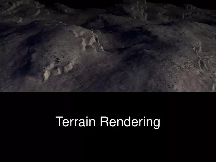 terrain rendering