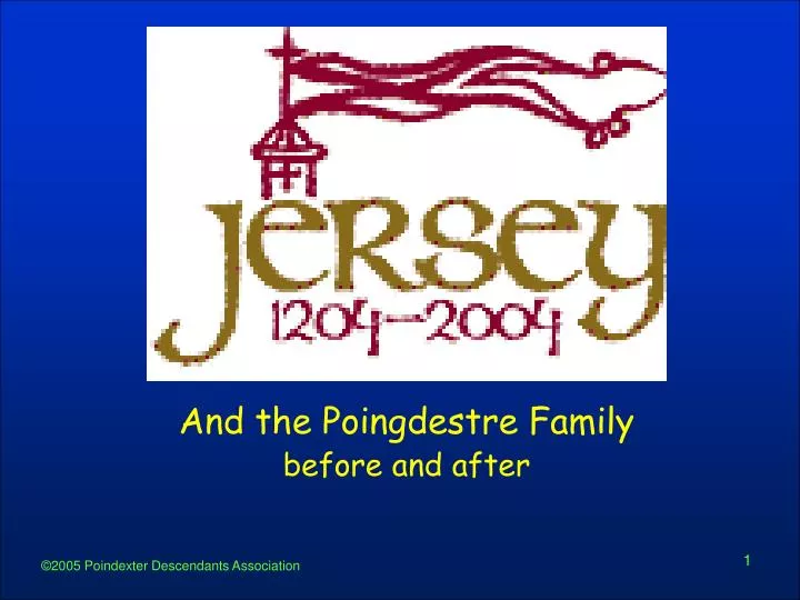 and the poingdestre family before and after