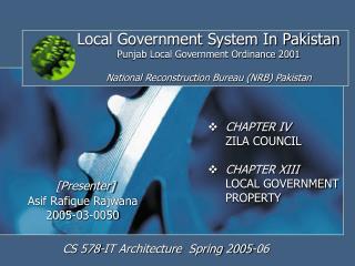Local Government System In Pakistan Punjab Local Government Ordinance 2001 National Reconstruction Bureau (NRB) Pakista