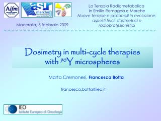 Dosimetry in multi-cycle therapies with 90 Y microspheres