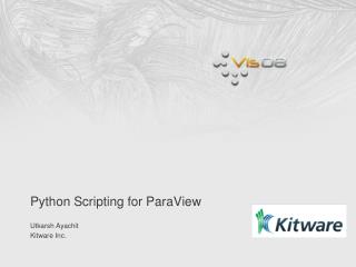 Python Scripting for ParaView