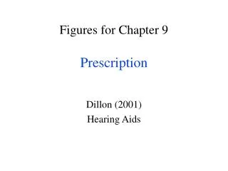 Figures for Chapter 9 Prescription