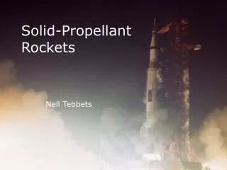 Solid-Propellant Rockets