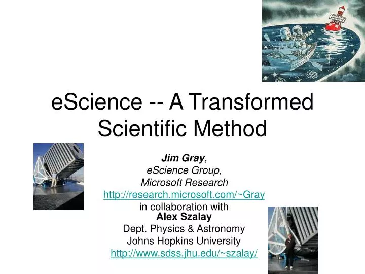 escience a transformed scientific method
