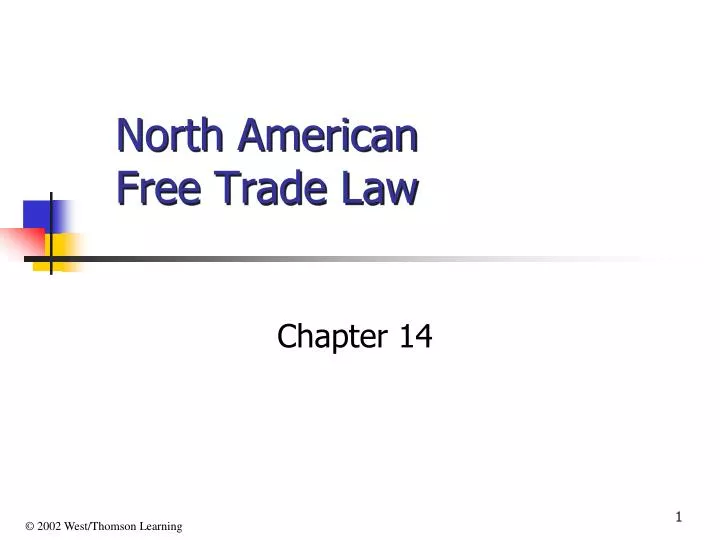north american free trade law