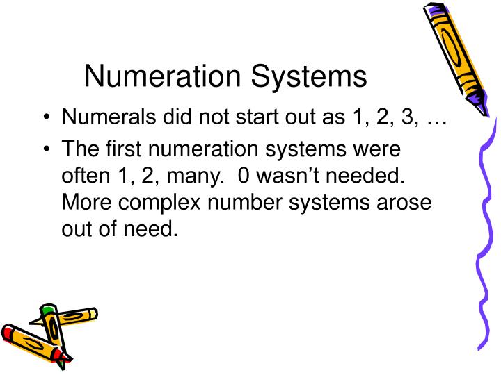 numeration systems
