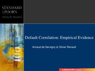 Default Correlation: Empirical Evidence