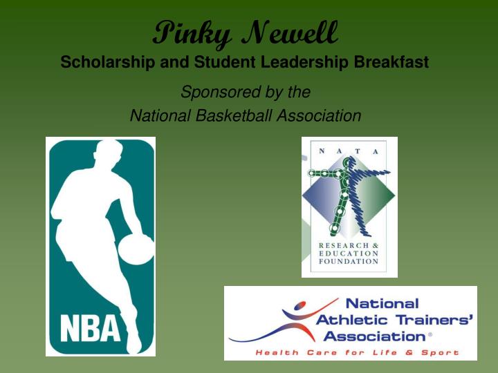 pinky newell scholarship and student leadership breakfast