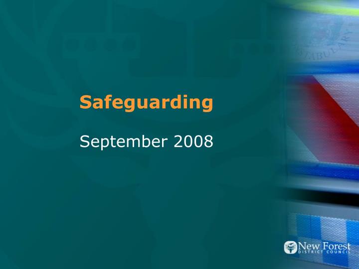 safeguarding september 2008