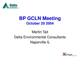 BP GCLN Meeting October 20 2004