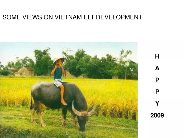 some views on vietnam elt development