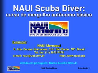 NAUI Scuba Diver: