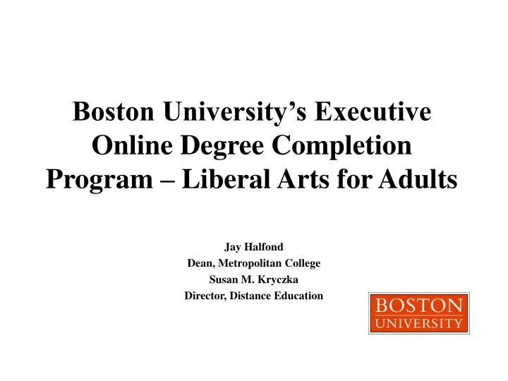 boston university s executive online degree completion program liberal arts for adults