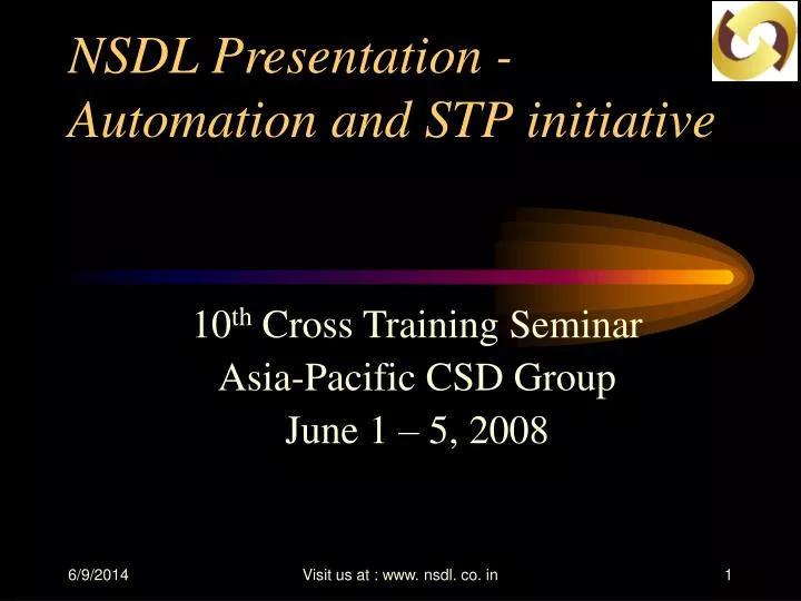 nsdl presentation automation and stp initiative
