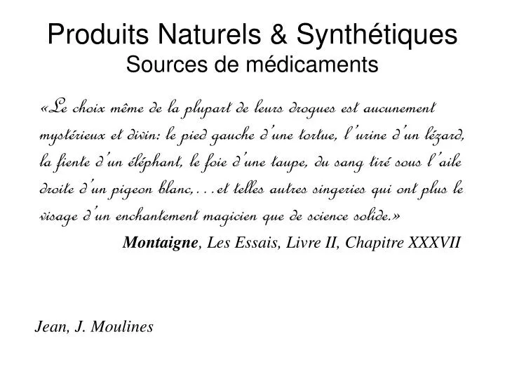 produits naturels synth tiques sources de m dicaments