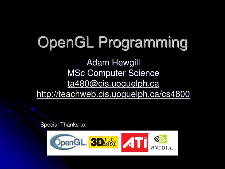 opengl programming