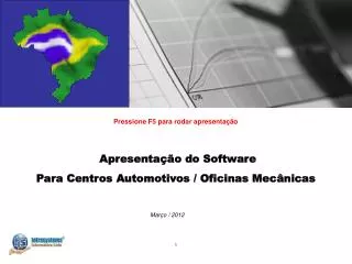 Apresentação do Software Para Centros Automotivos / Oficinas Mecânicas