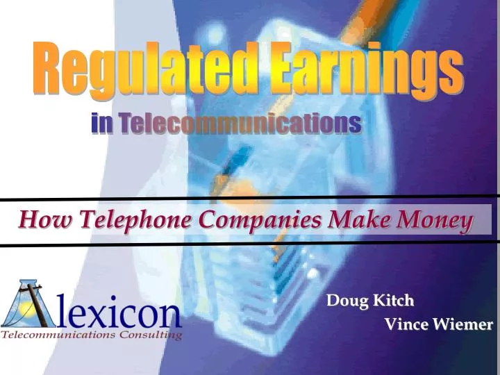 how telephone companies make money
