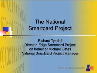The National Smartcard Project