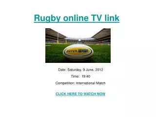 Argentina vs Italy live Stream Rugby