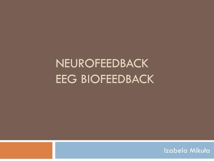 neurofeedback eeg biofeedback