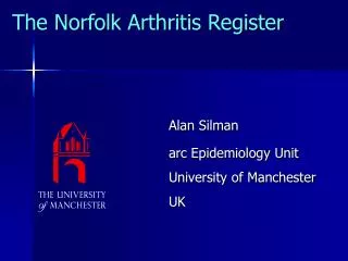 The Norfolk Arthritis Register