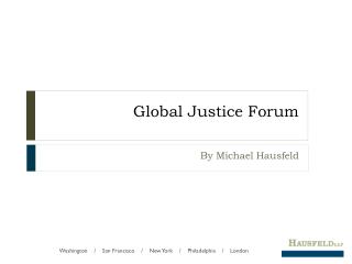 Global Justice Forum