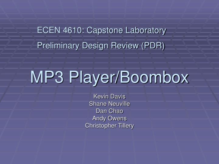 mp3 player boombox