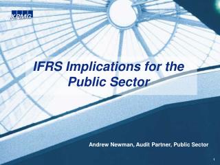 IFRS Implications for the Public Sector