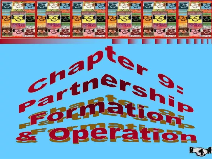 chapter 9 partnership formation and operation