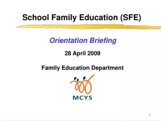 School Family Education (SFE)