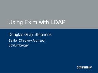 Using Exim with LDAP