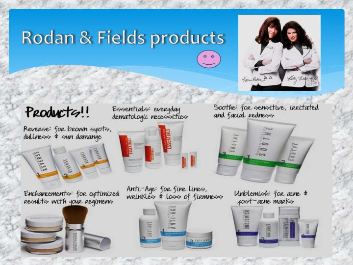 rodan fields products