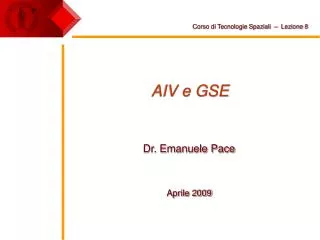 AIV e GSE
