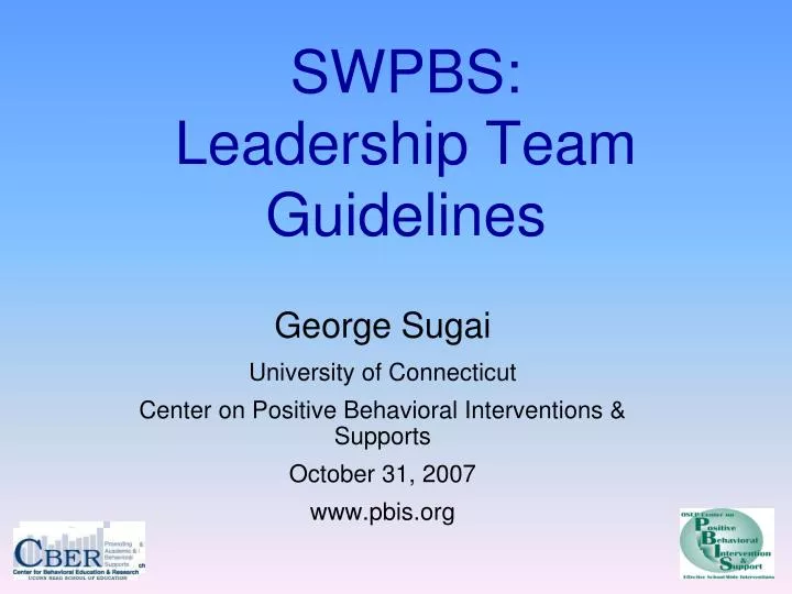 swpbs leadership team guidelines