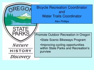 Bicycle Recreation Coordinator and Water Trails Coordinator Alex Phillips