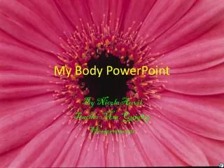 My Body PowerPoint
